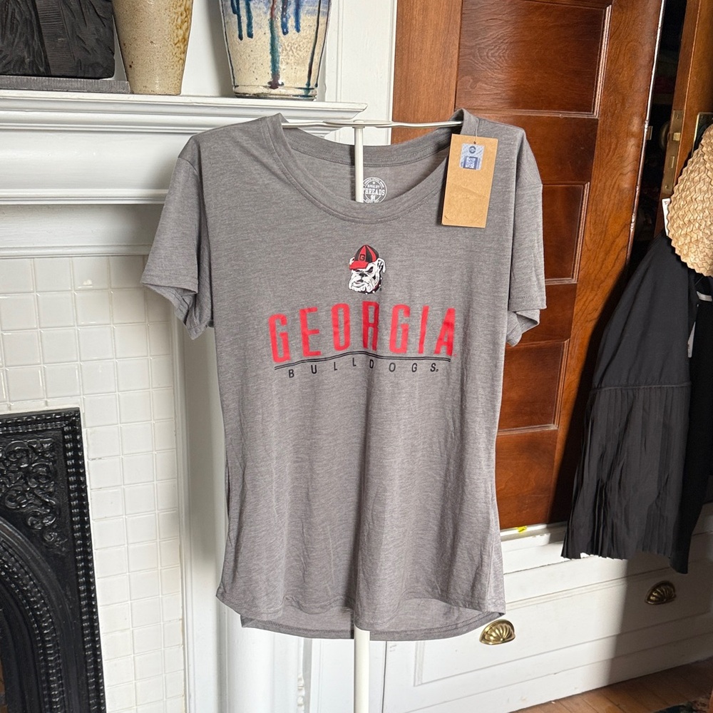 Rivalry Threads Gray Georgia Bulldogs‎ Women's Tee